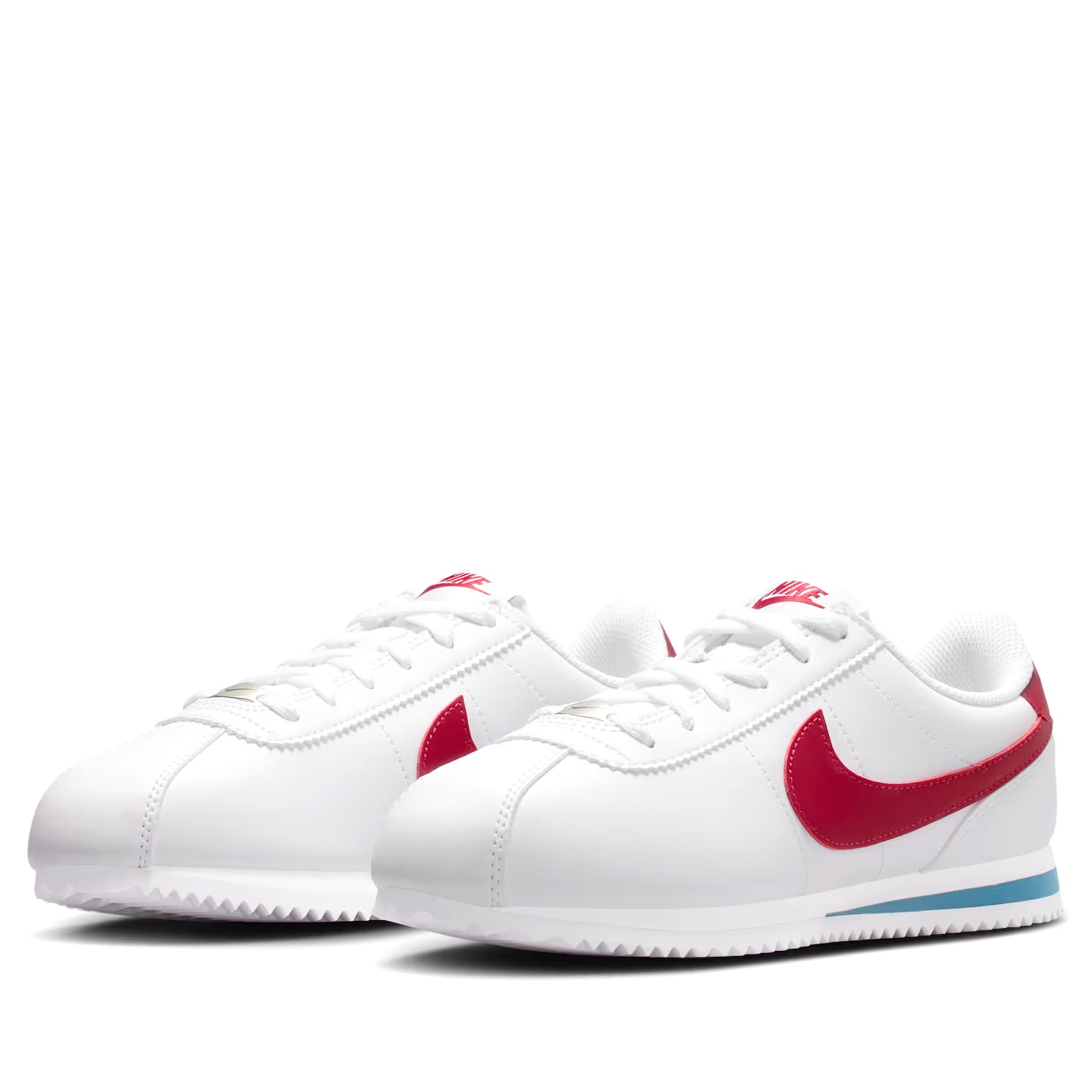  NIKE CORTEZ LEATHER WHITE VARSITY BLUE RED DN1791-108 
