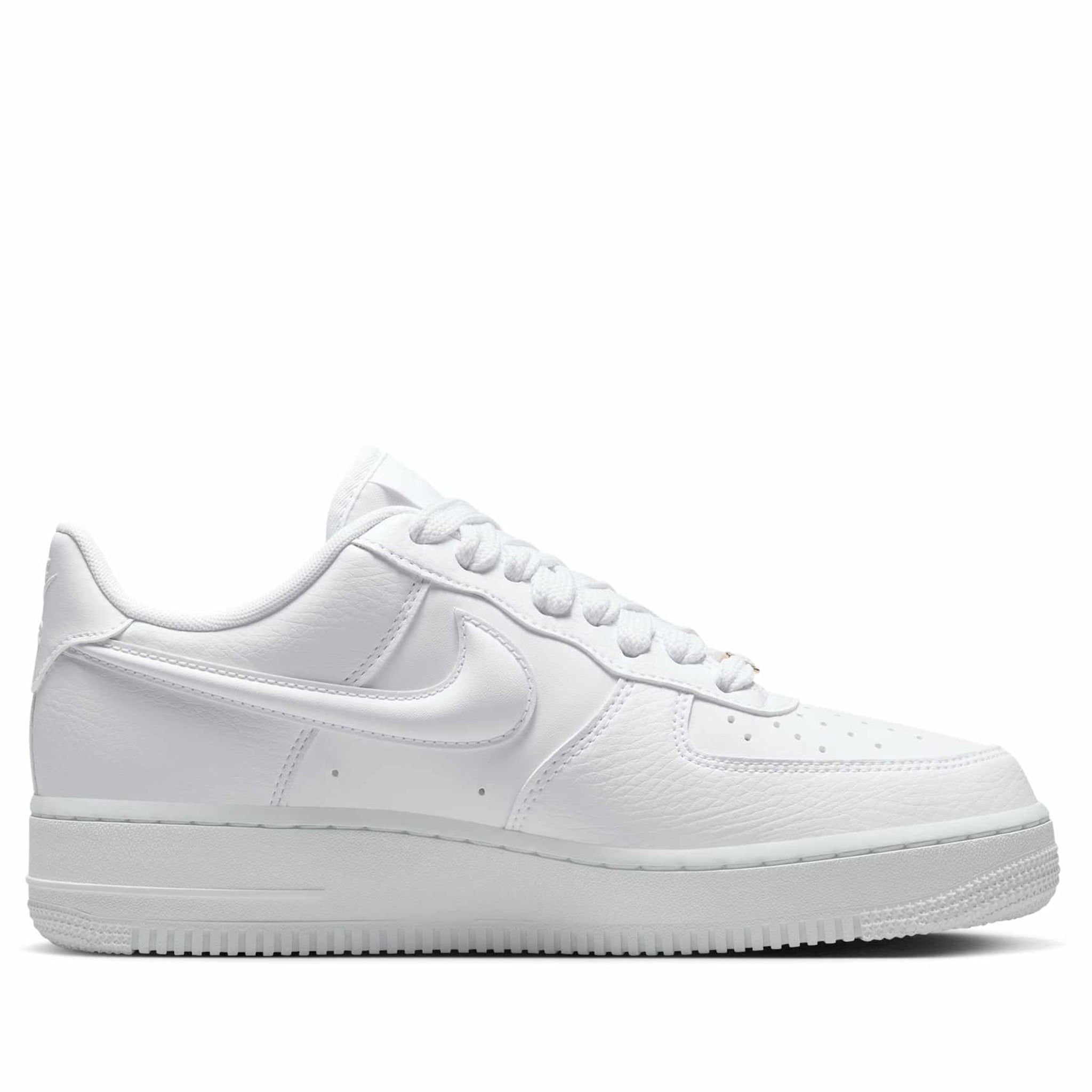  NIKE AIR FORCE 1 07 NEXT NATURE TRIPLE WHITE BULBOUS SWOOSH HF2014-100 
