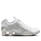  NIKE SHOX R4 WHITE BRIGHT CRIMSON METALLIC SILVER HQ1988-101 