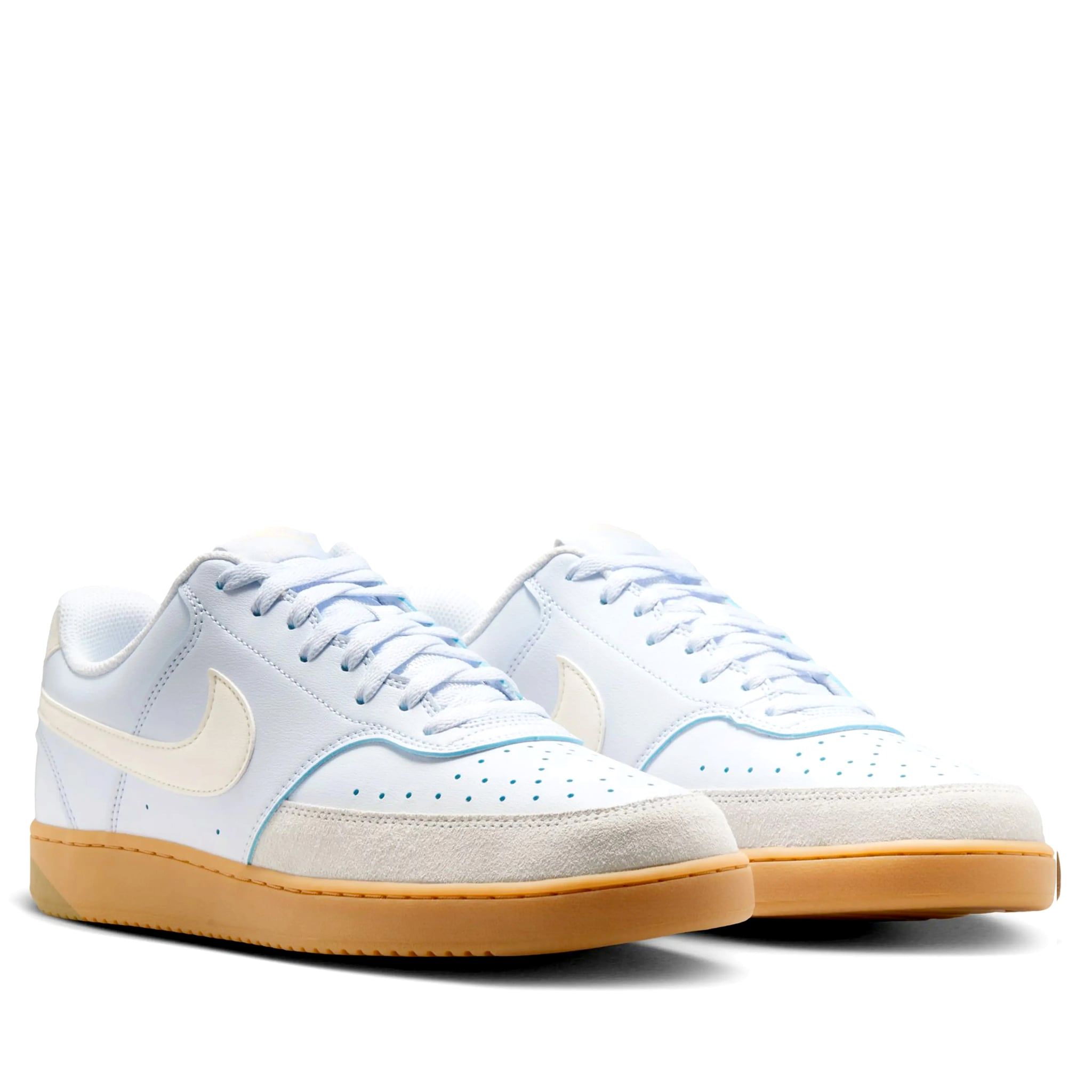  NIKE COURT VISION LOW FOOTBALL GREY GUM LIGHT BROWN PALE IVORY IB2998-002 