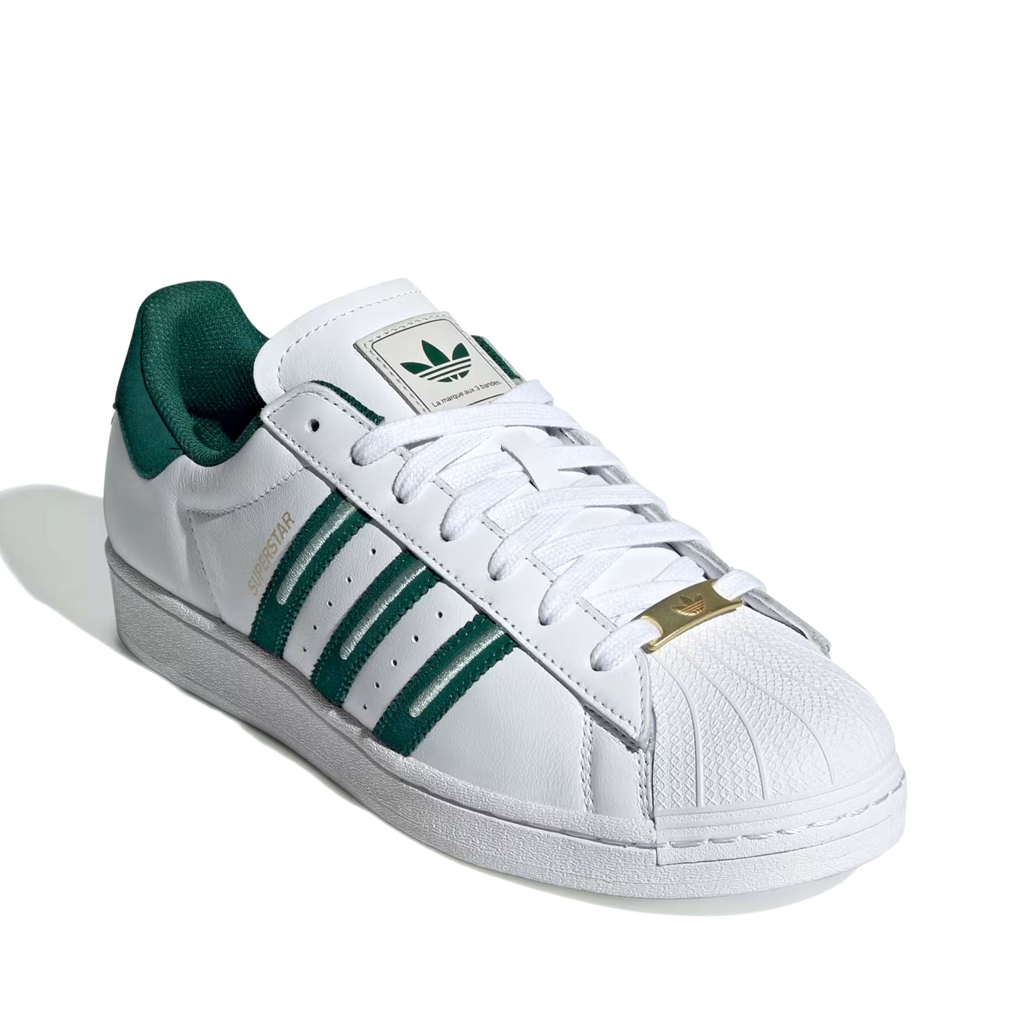  ADIDAS SUPERSTAR CLOUD WHITE COLLEGIATE GREEN ID1374 