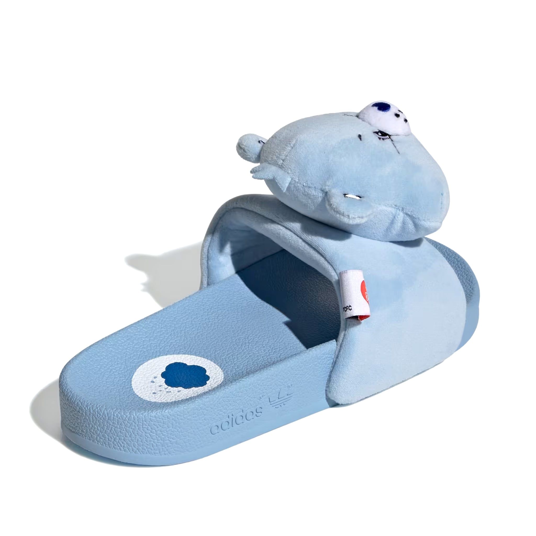  ADIDAS ADILETTE SLIDES CARE BEARS GRUMPY BEAR KH9954 