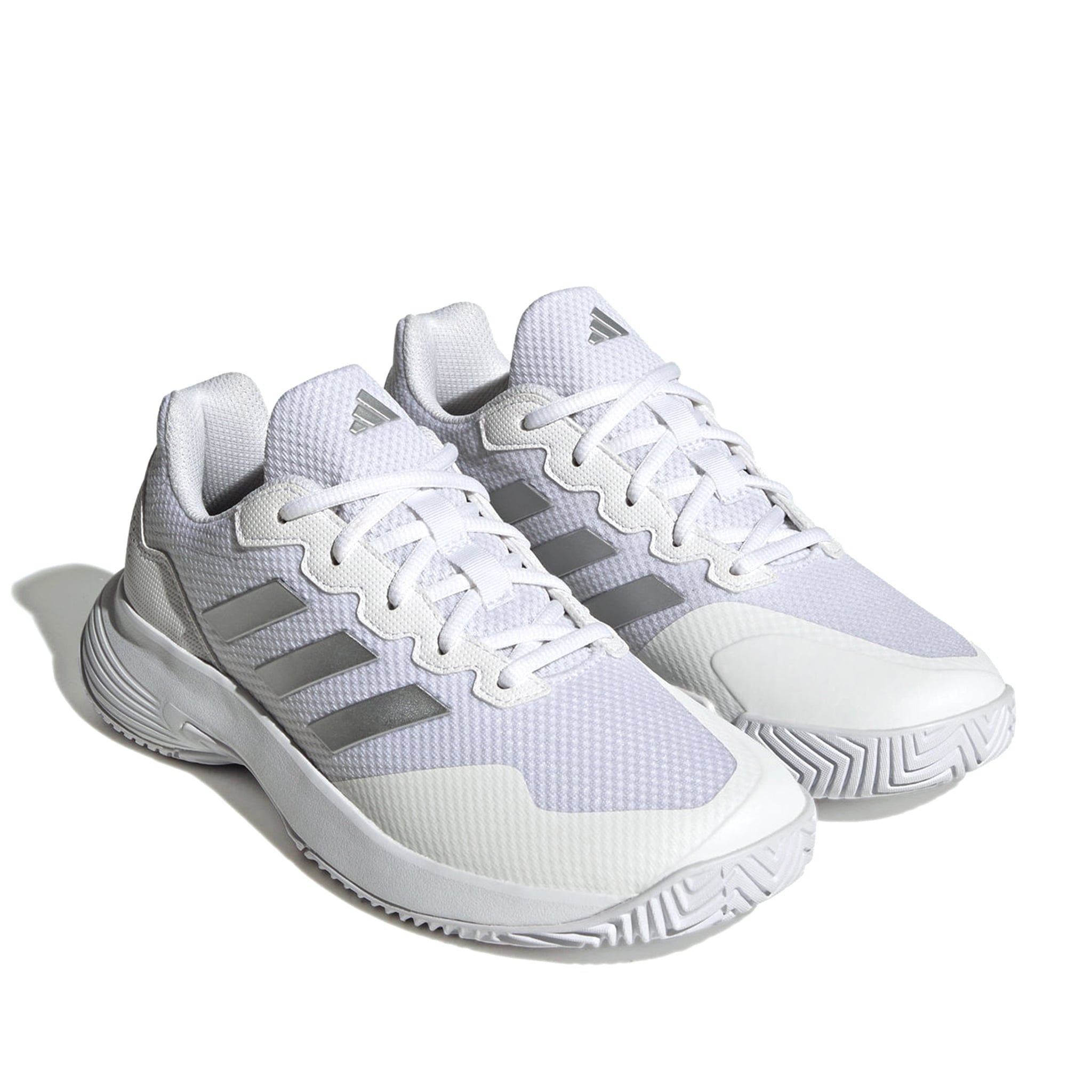  ADIDAS GAMECOURT 2 WHITE METALLIC SILVER KI0789 