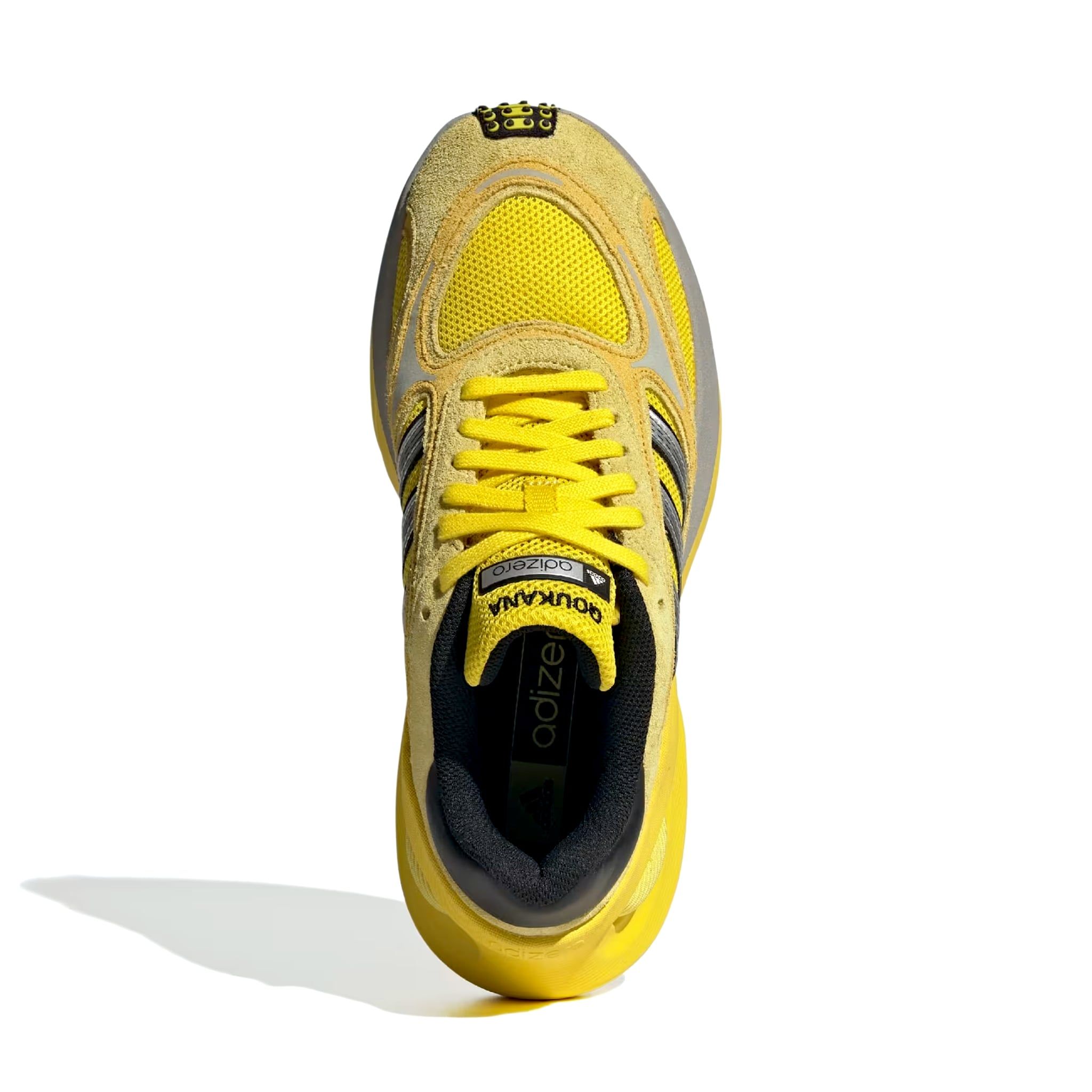  ADIDAS ADIZERO GOUKANA YELLOW SILVER METALLIC CORE BLACK KI4939 