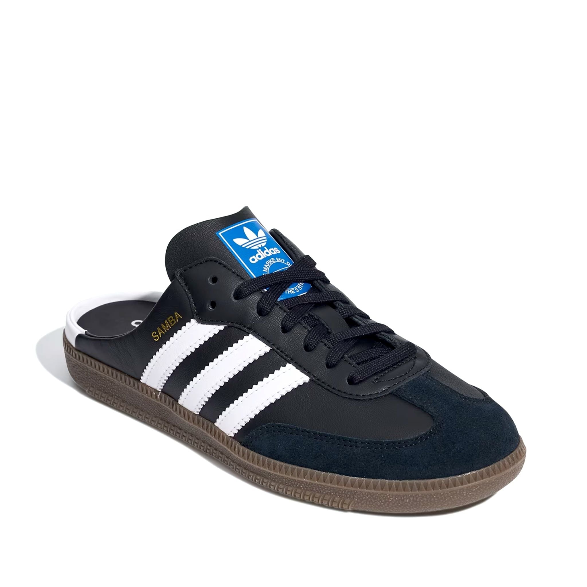  ADIDAS SAMBA MULE BLACK WHITE LB3815 