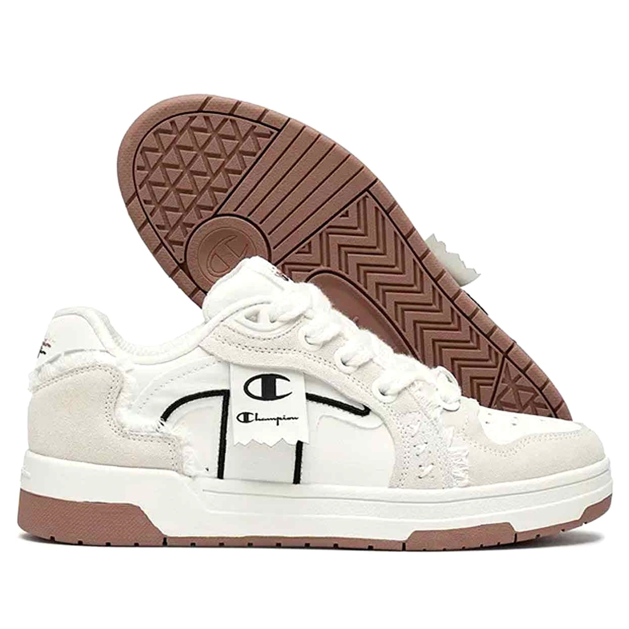  CHAMPION LOW-TOP SKATEBOARD SHOES UNISEX MILK WHITE U5AFCTU28A1 