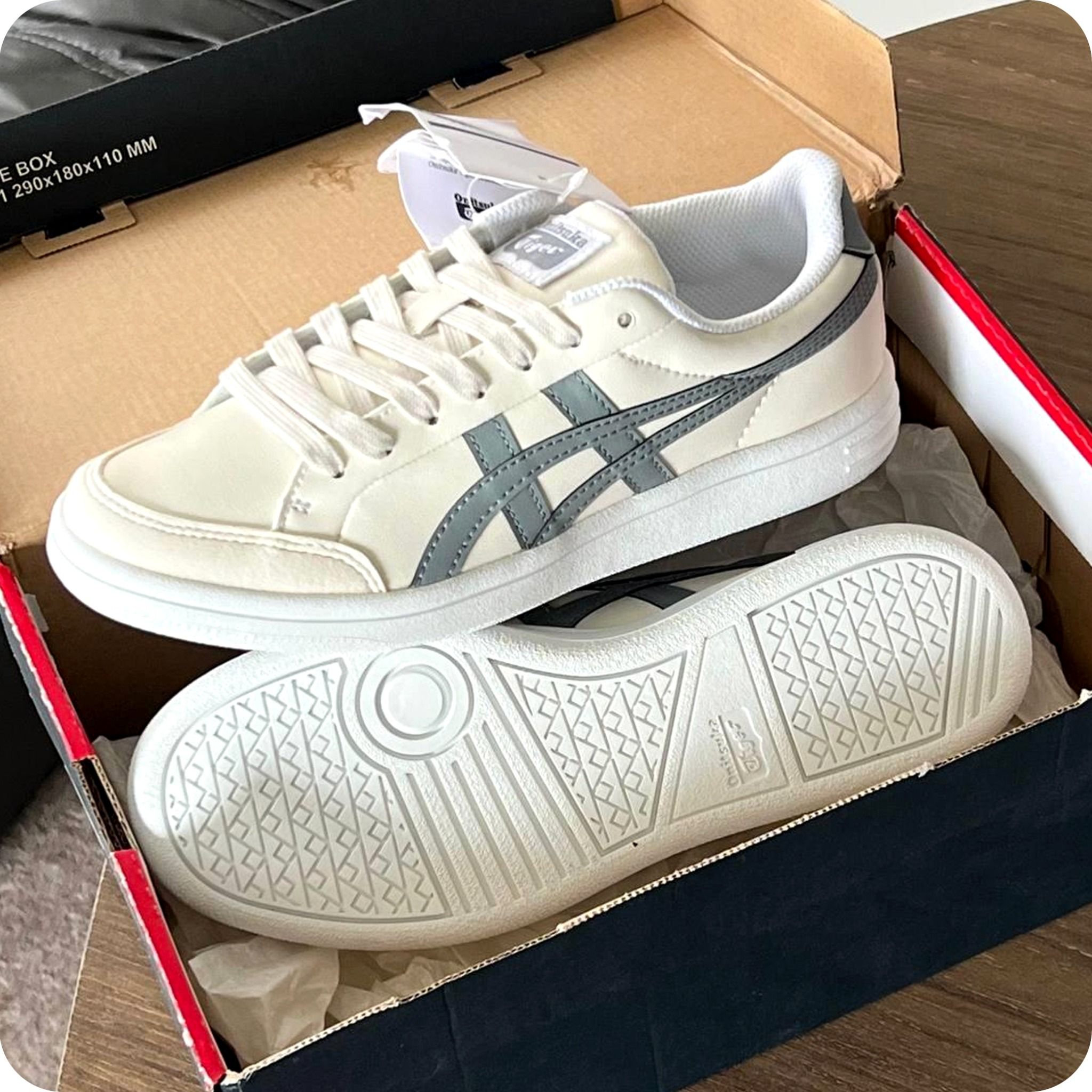  ONITSUKA TIGER ADVANTI CREAM WHITE GREY 1183A506-102 