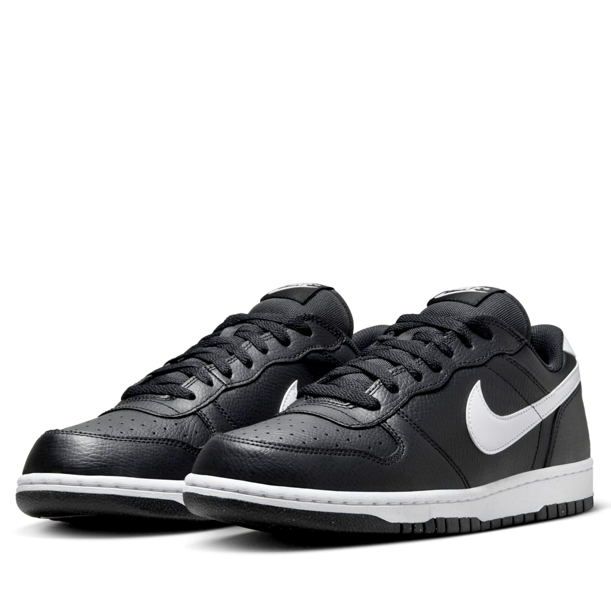  NIKE BIG NIKE LOW BLACK WHITE 355152-016 