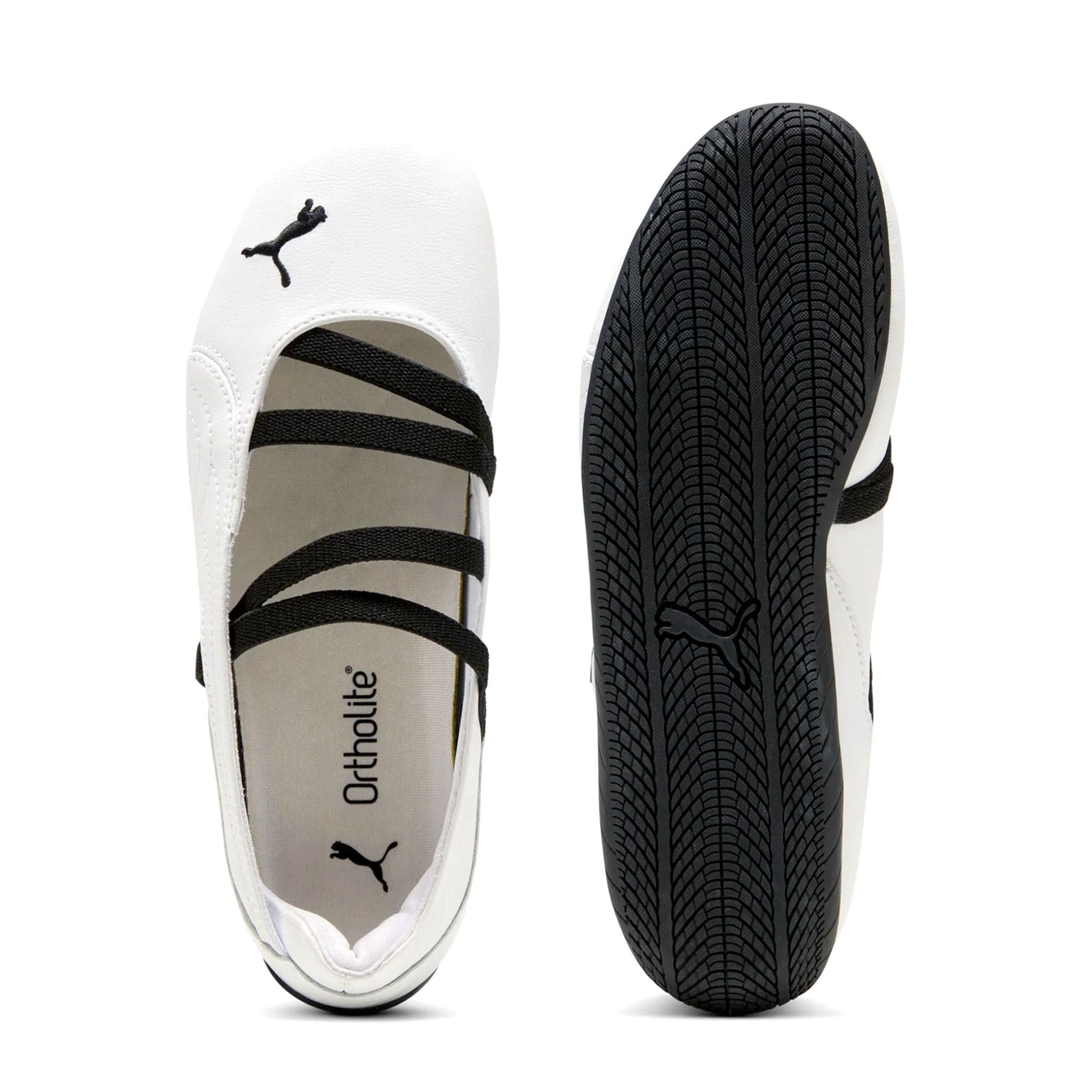  PUMA SPEEDCAT BALLET LEATHER WHITE BLACK 403587-01 
