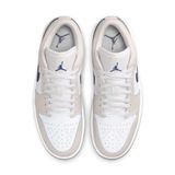  NIKE AIR JORDAN 1 LOW MIDNIGHT NAVY NEUTRAL GREY 553558-146 
