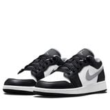  NIKE AIR JORDAN 1 LOW BLACK WHITE GREY 553560-040 