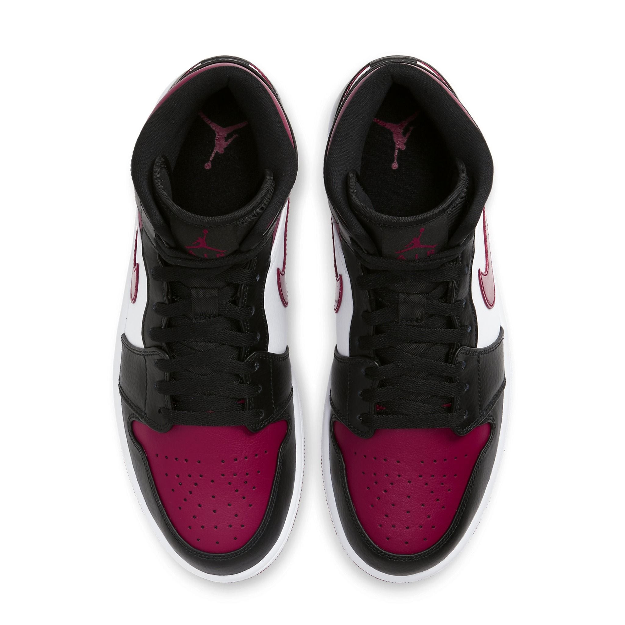  NIKE AIR JORDAN 1 MID BRED TOE MEN 554724-066 