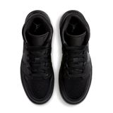  NIKE AIR JORDAN 1 MID TRIPLE BLACK 554725-091 