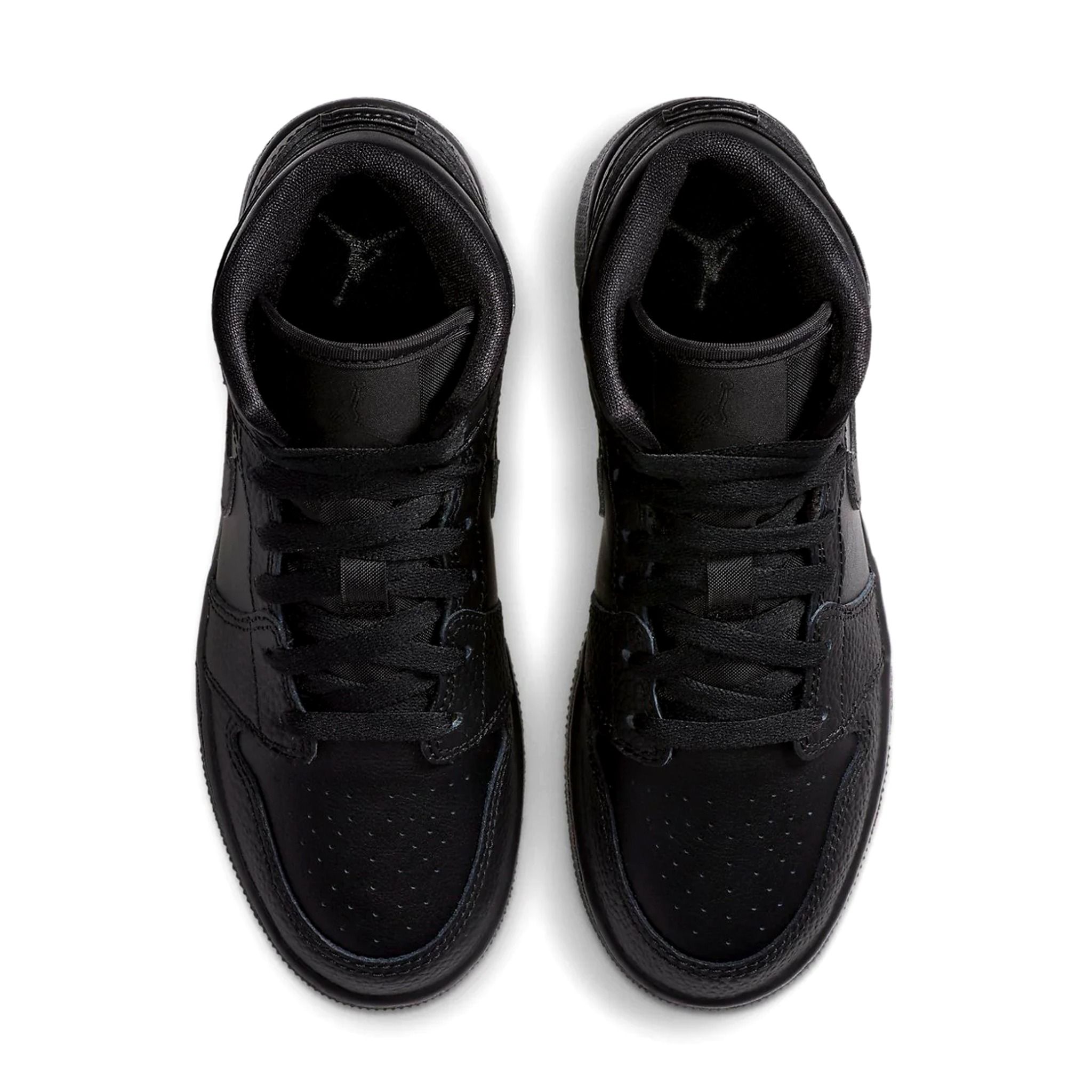  NIKE AIR JORDAN 1 MID TRIPLE BLACK 554725-091 