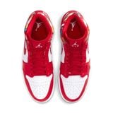  NIKE AIR JORDAN 1 MID BARCELONA SWEATER RED PATENT DC7248-600 