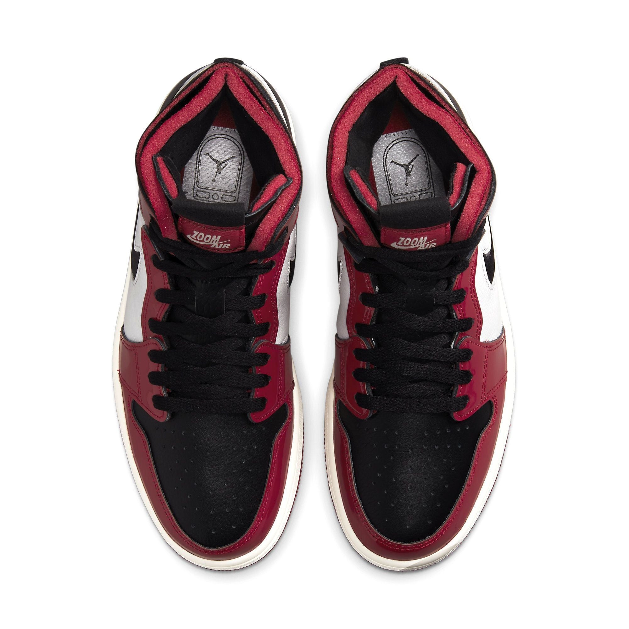  NIKE AIR JORDAN 1 ZOOM HIGH PATENT RED CHICAGO CT0979-610 