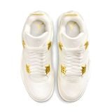  NIKE AIR JORDAN 4 RETRO METALLIC GOLD W AQ9129-170 