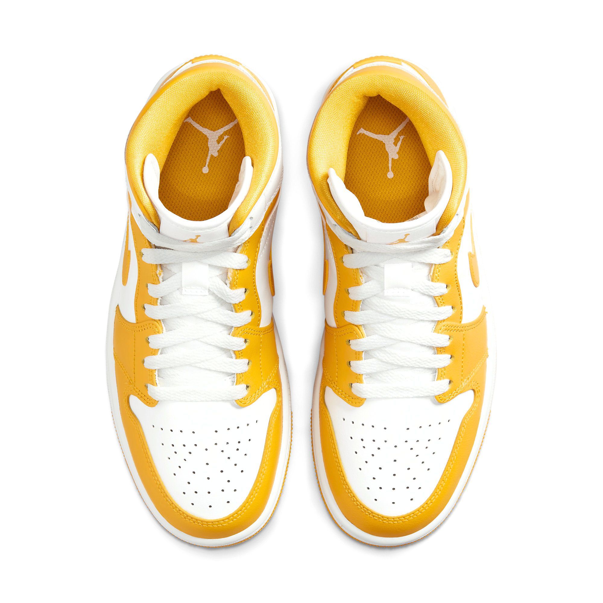  NIKE AIR JORDAN 1 MID UNIVERSITY GOLD W BQ6472-117 