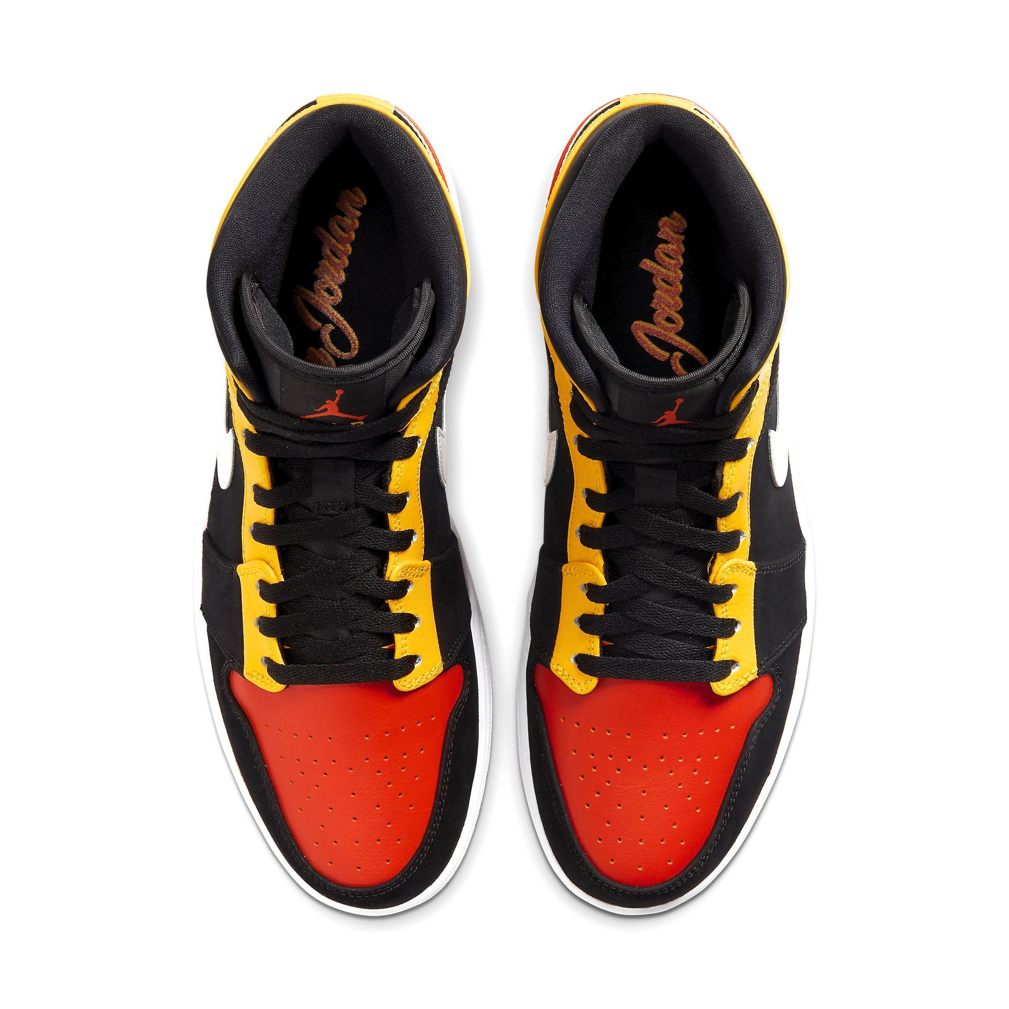  NIKE AIR JORDAN 1 MID AMARILLO ORANGE 852542-087 
