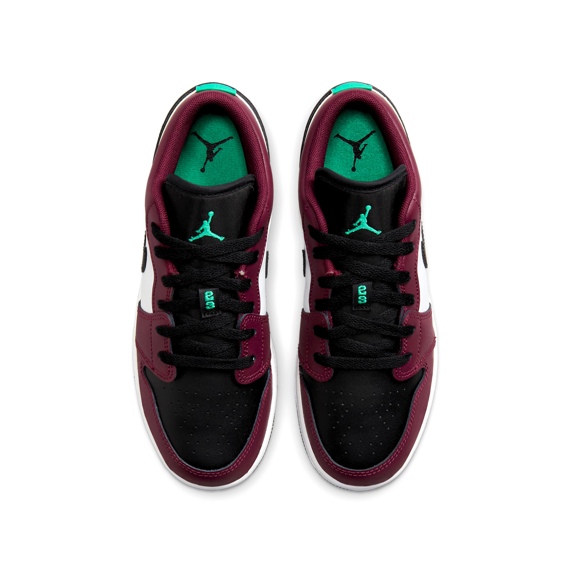  NIKE AIR JORDAN 1 LOW DARK BETROOT ROMA GREEN DM0589-635 
