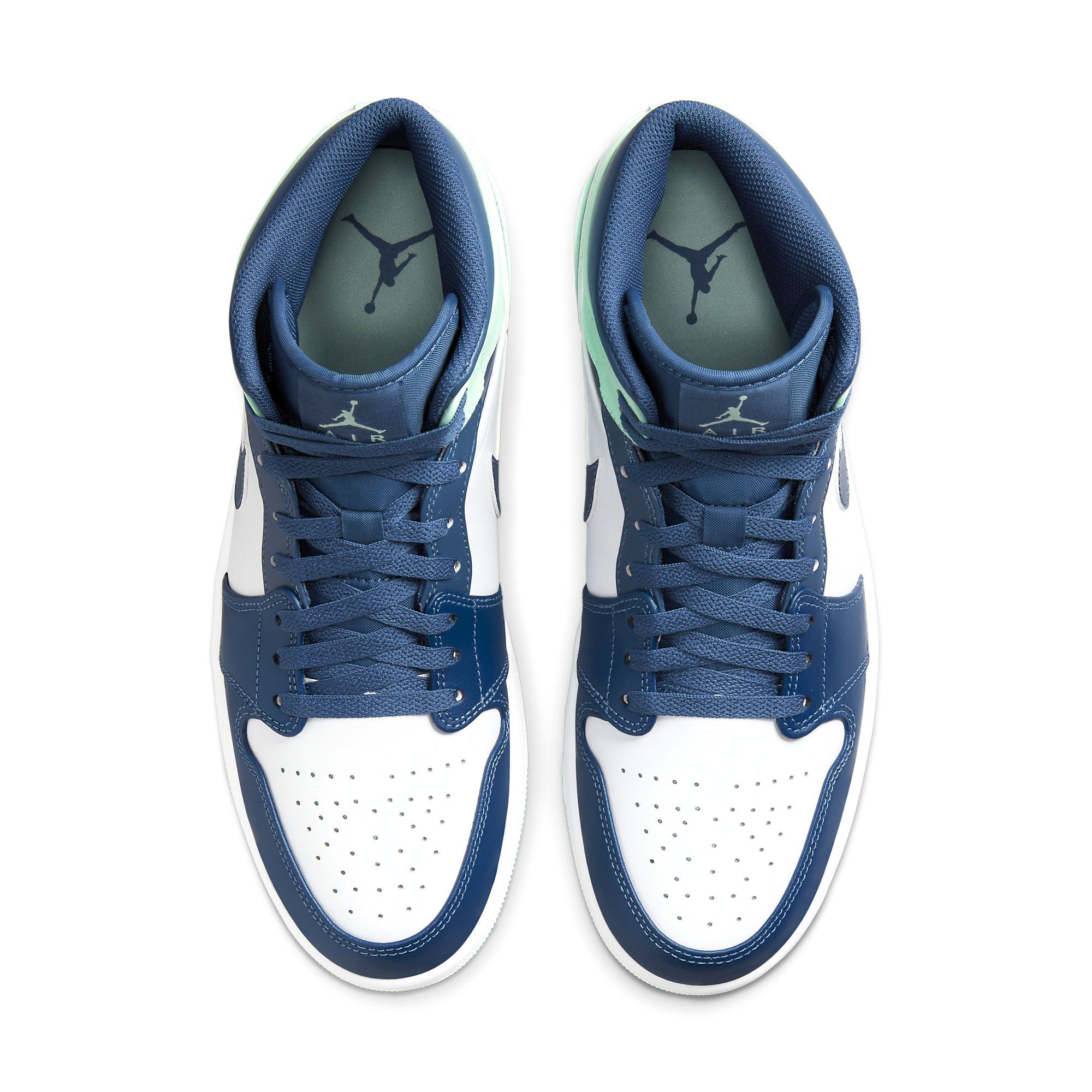  NIKE AIR JORDAN 1 MID MYSTIC NAVY MINT FOAM 554724-413 
