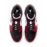  NIKE AIR JORDAN 1 MID CHICAGO TOE 554724-069 