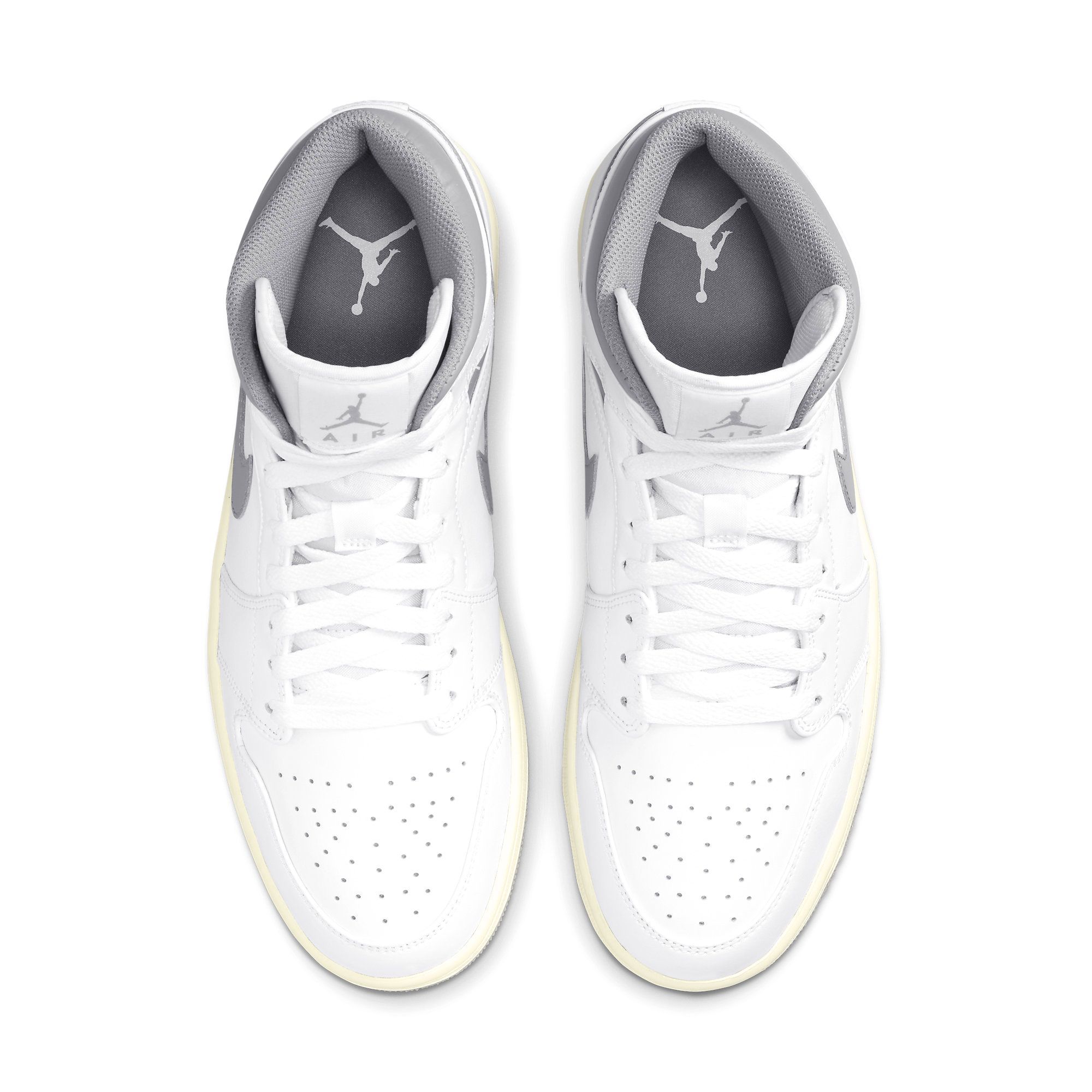  NIKE AIR JORDAN 1 MID NEUTRAL GREY 554724-135 