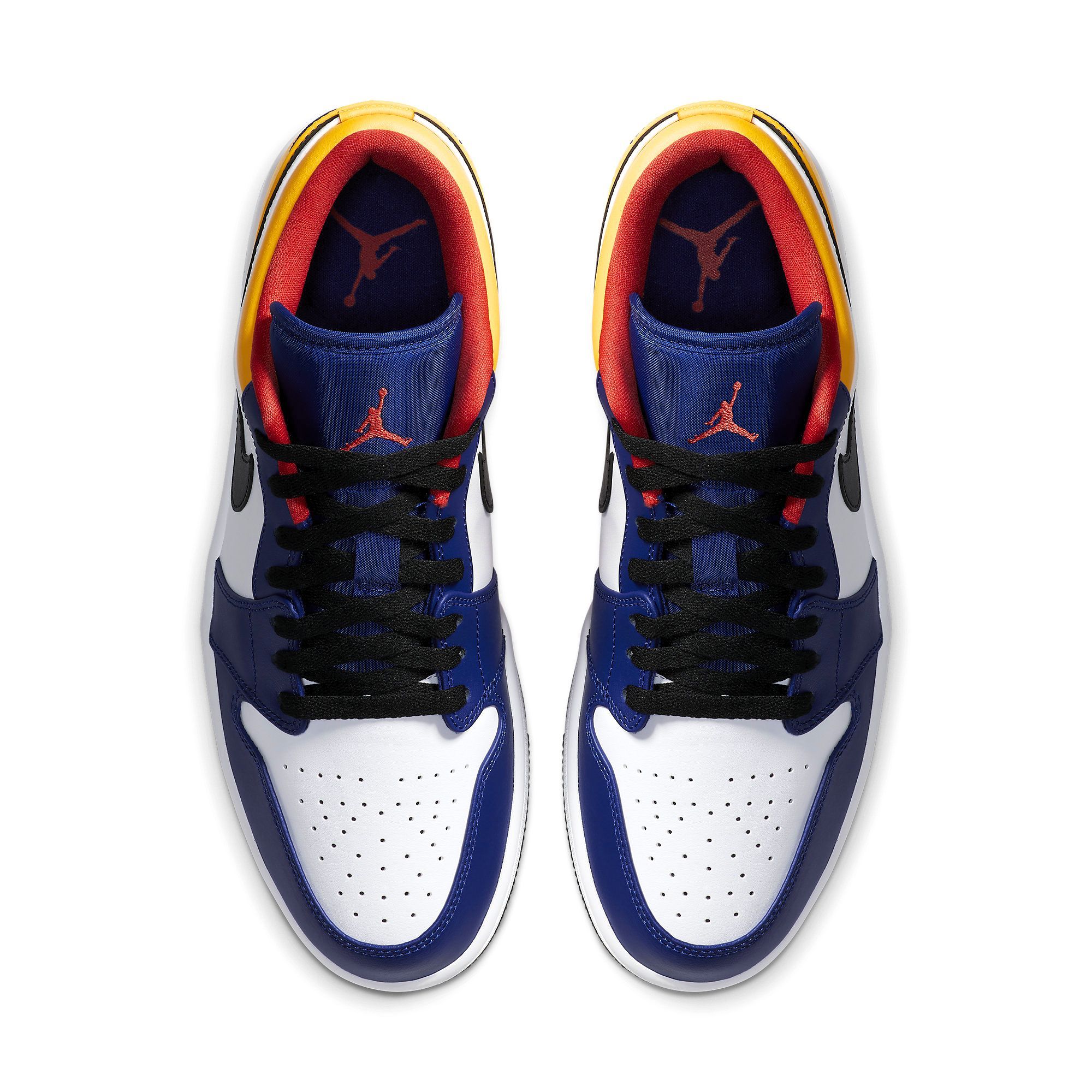  NIKE AIR JORDAN 1 LOW ROYAL YELLOW 553558-123 