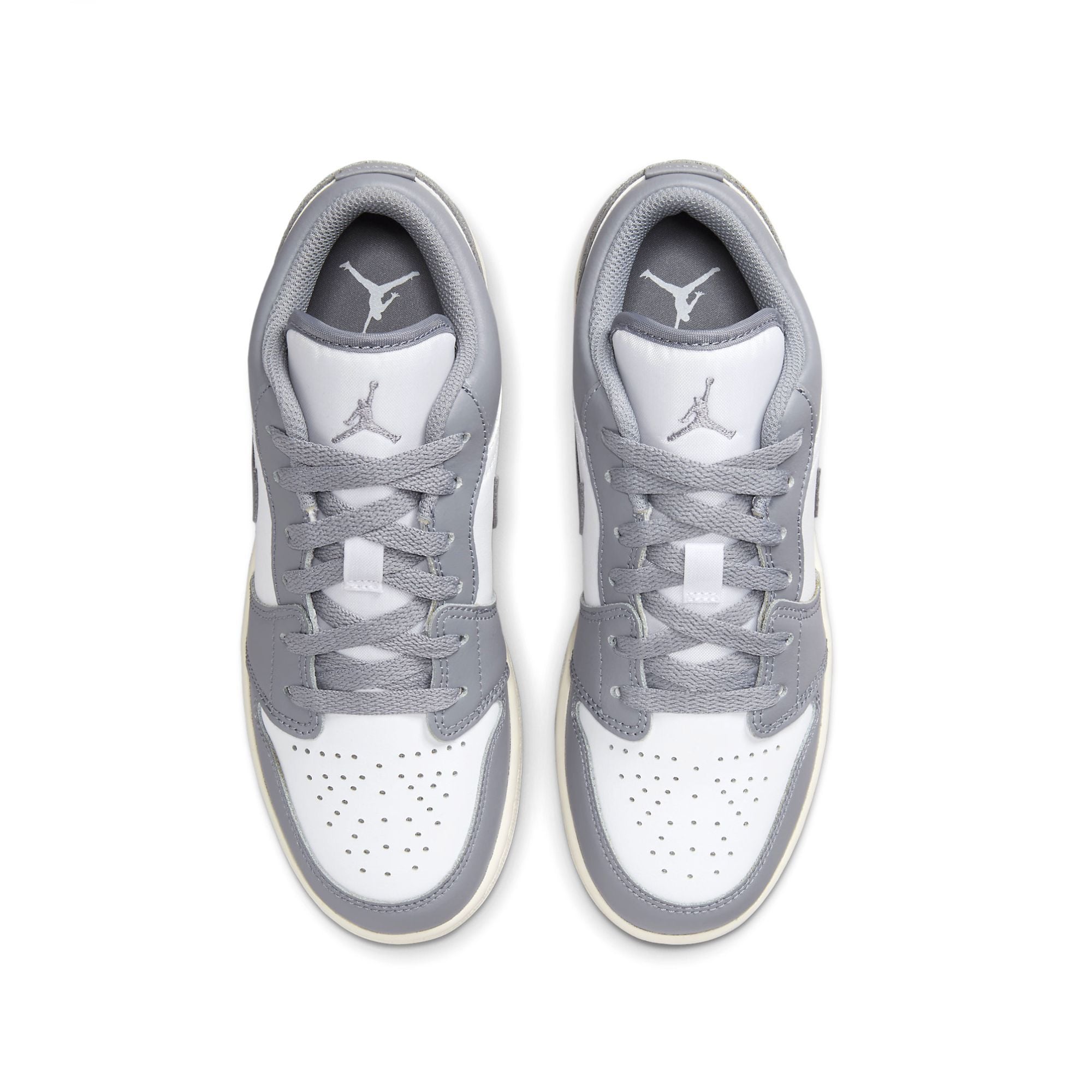  NIKE AIR JORDAN 1 LOW VINTAGE GREY GS 553560-053 