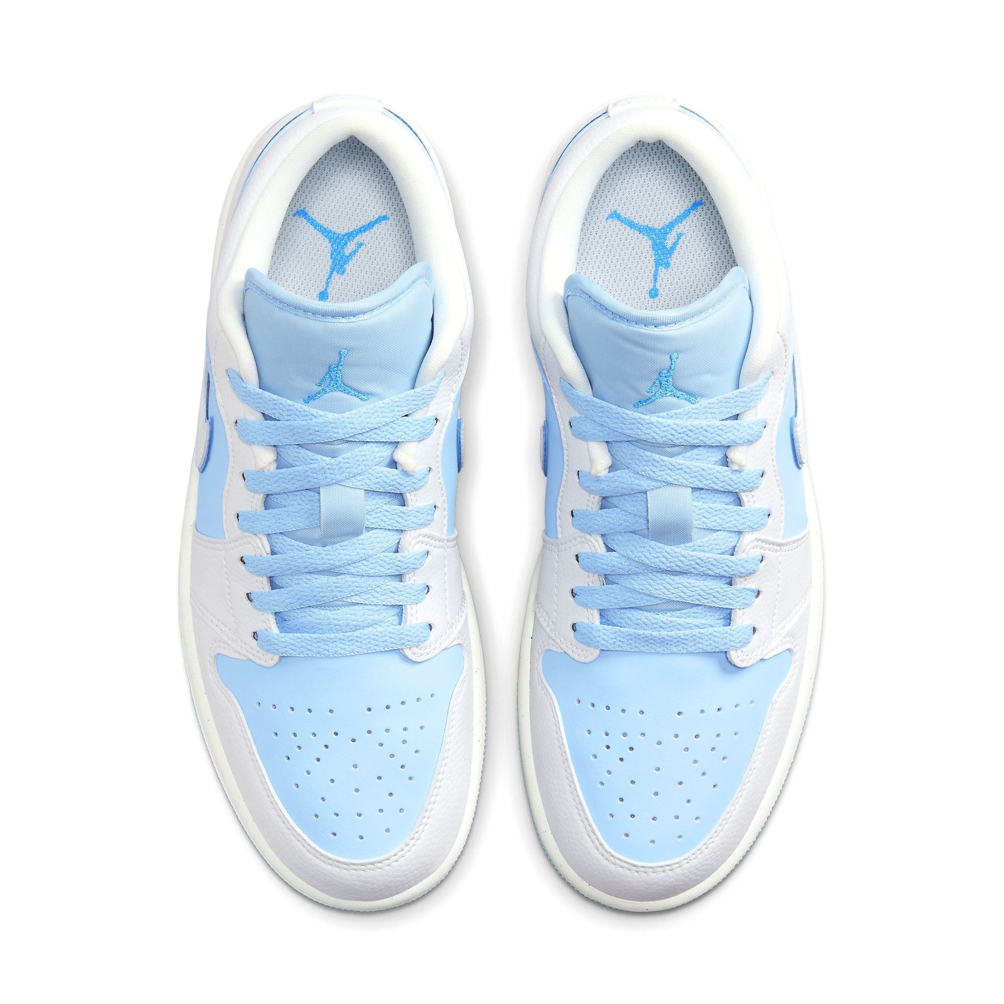  NIKE AIR JORDAN 1 LOW REVERSE ICE BLUE W DV1299-104 
