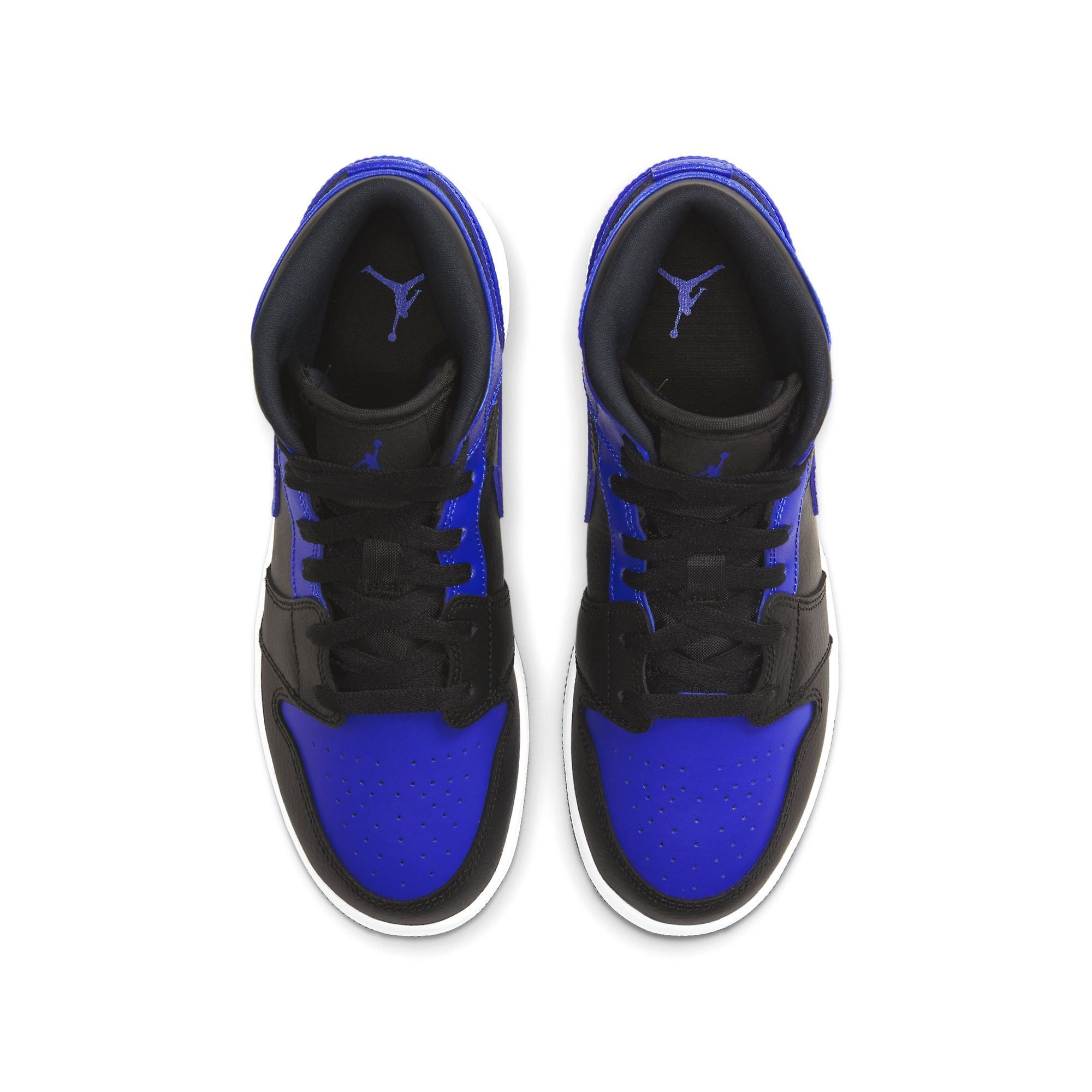  NIKE AIR JORDAN 1 MID HYPER ROYAL WOMEN 554725-077 