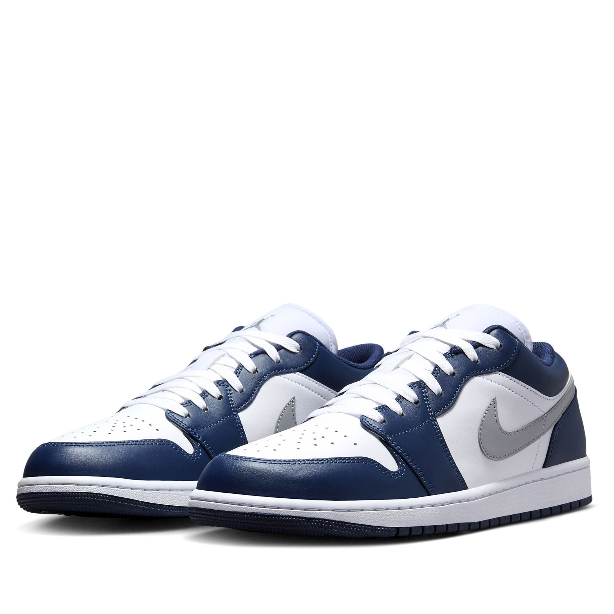  NIKE AIR JORDAN 1 LOW MIDNIGHT NAVY WOLF GREY 553560-141 | 553558-141 