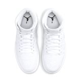 NIKE AIR JORDAN 1 MID TRIPLE WHITE W DV0991-111 