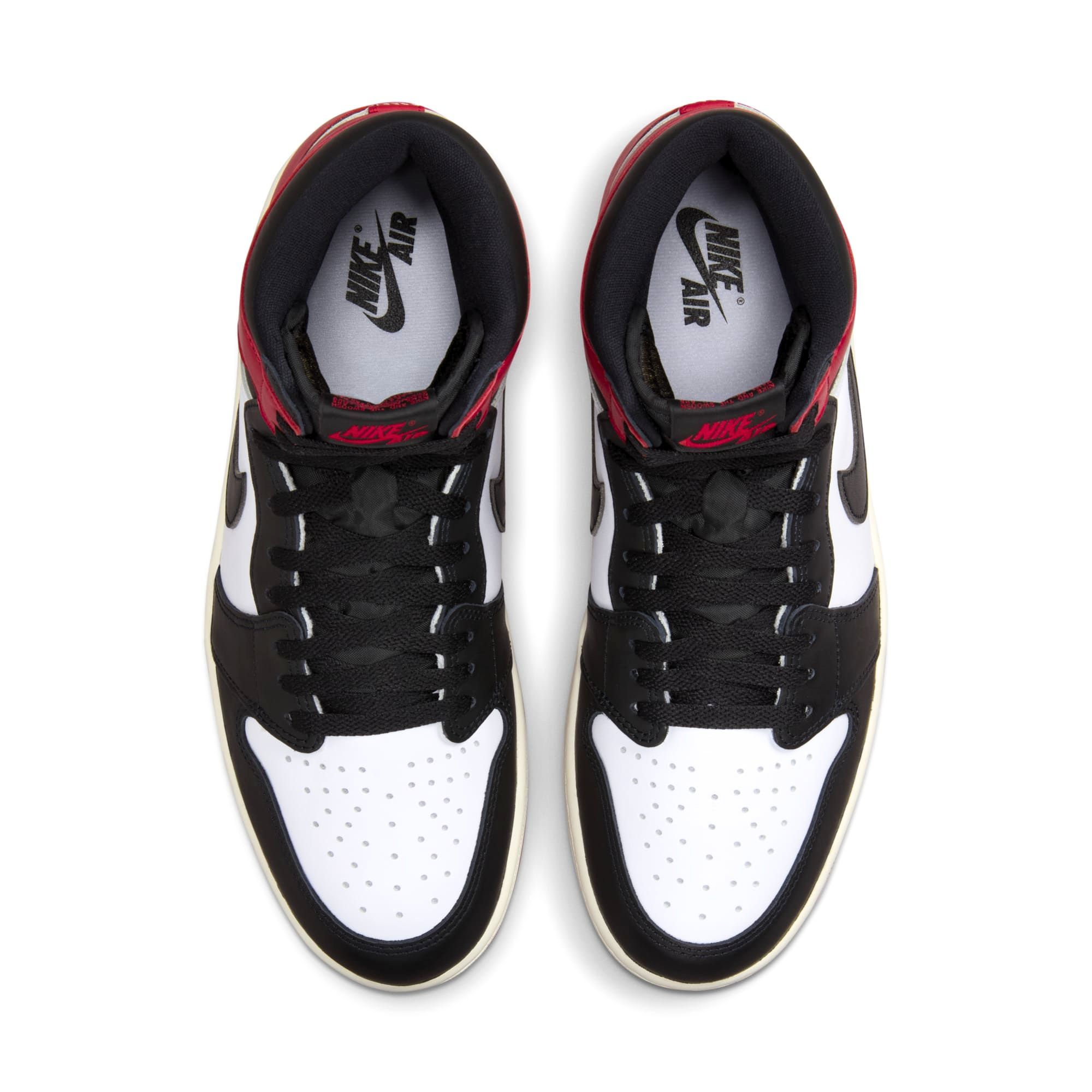  NIKE AIR JORDAN 1 HIGH RETRO OG BLACK TOE REIMAGINED GS FD1437-106 