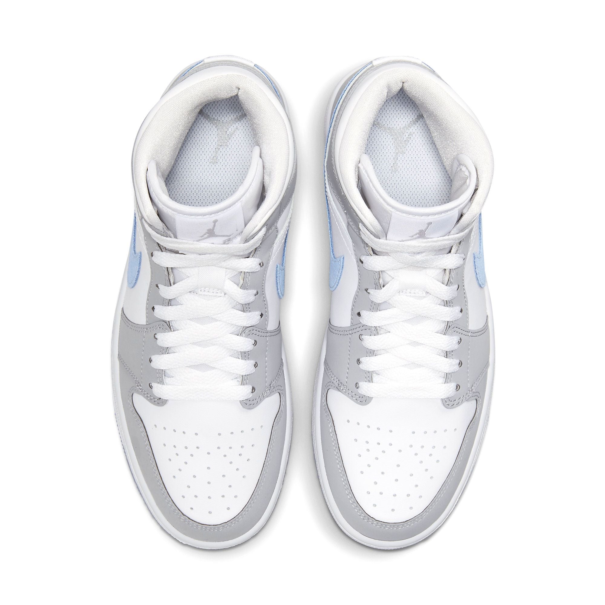  NIKE AIR JORDAN 1 MID WOLF GREY BQ6472-105 