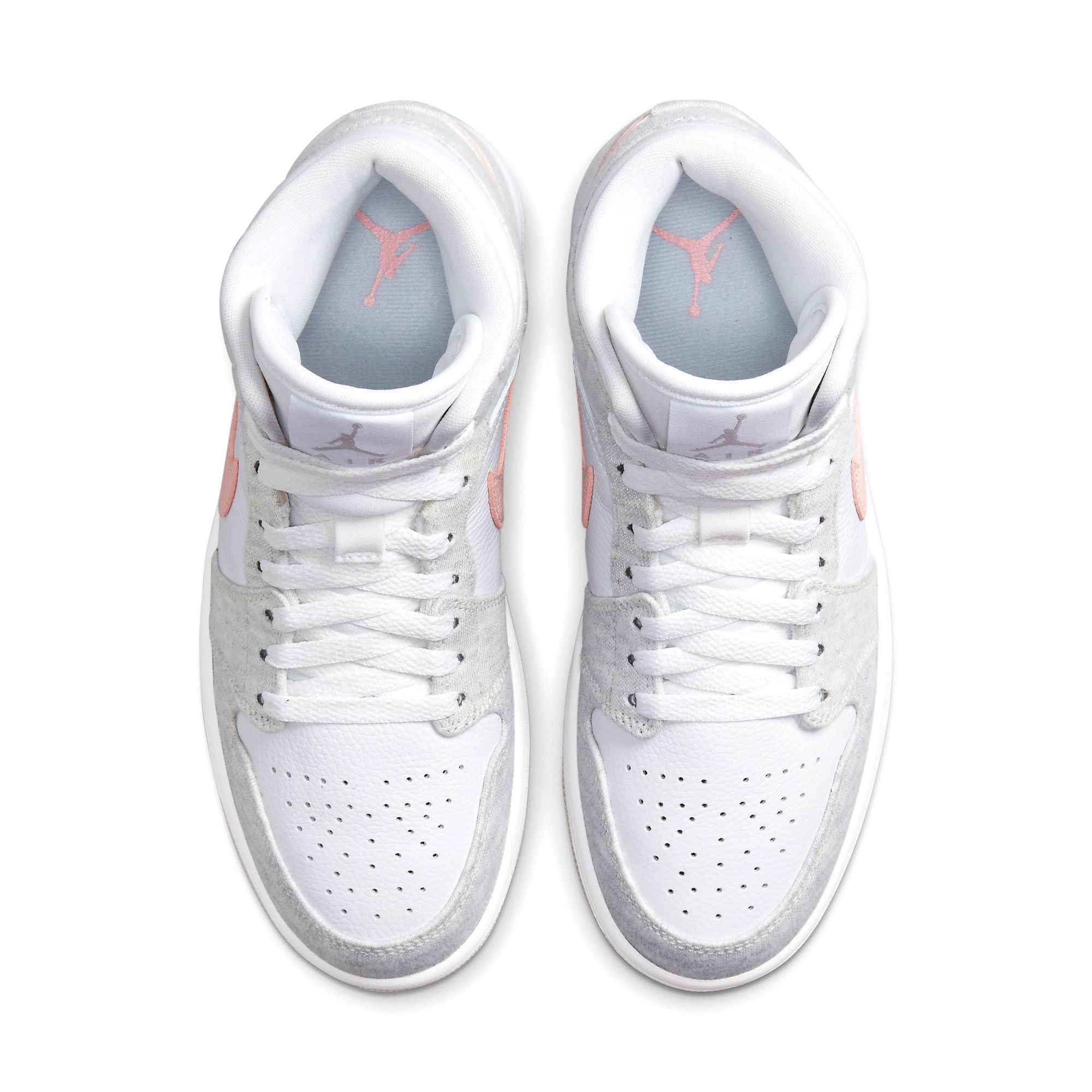  NIKE AIR JORDAN 1 MID SE WHITE LIGHT IRON ORE DN4045-001 