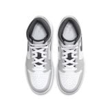  NIKE AIR JORDAN 1 MID LIGHT SMOKE GREY ANTHRACITE GS 554725-078 