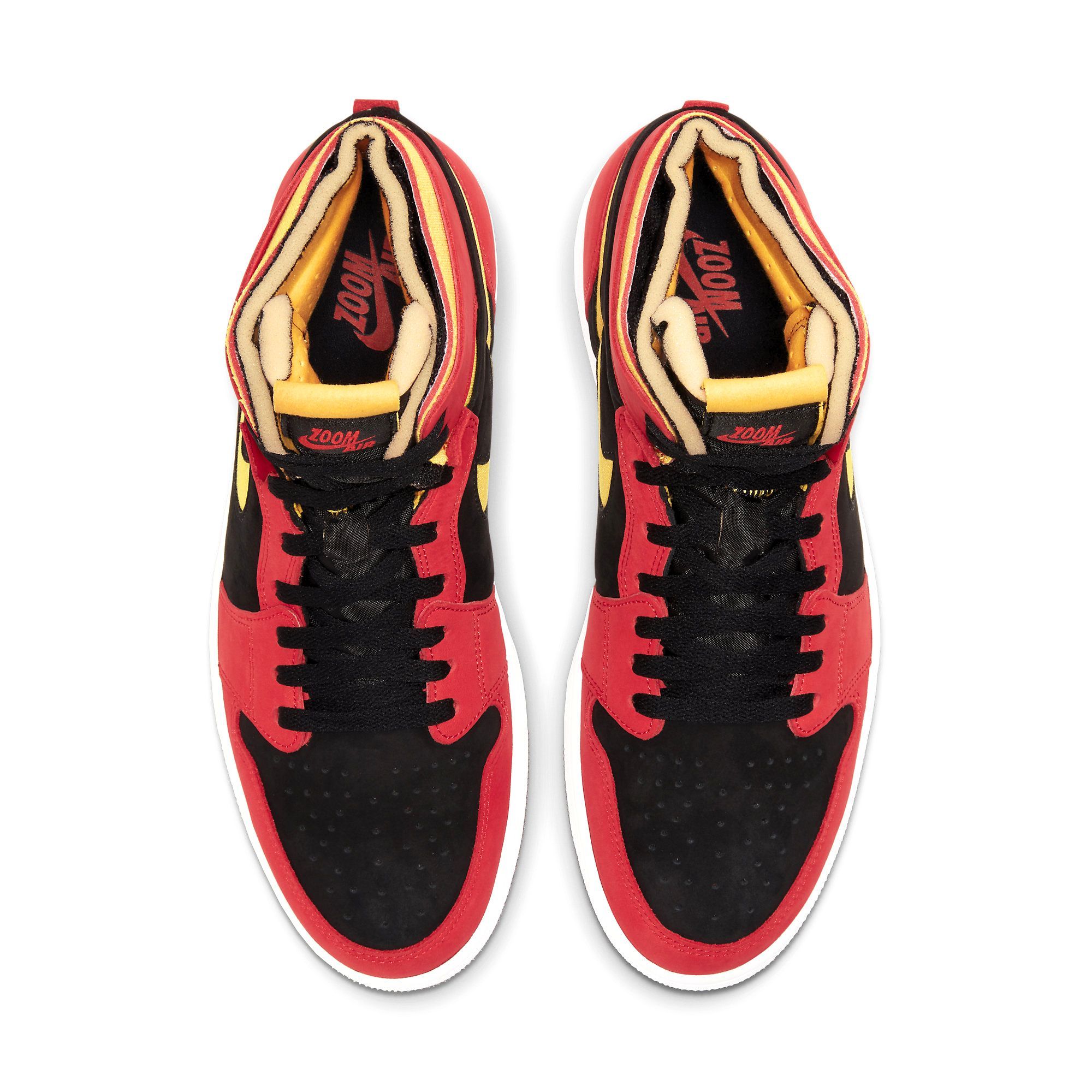  NIKE AIR JORDAN 1 ZOOM HIGH BLACK CHILE RED CT0978-006 