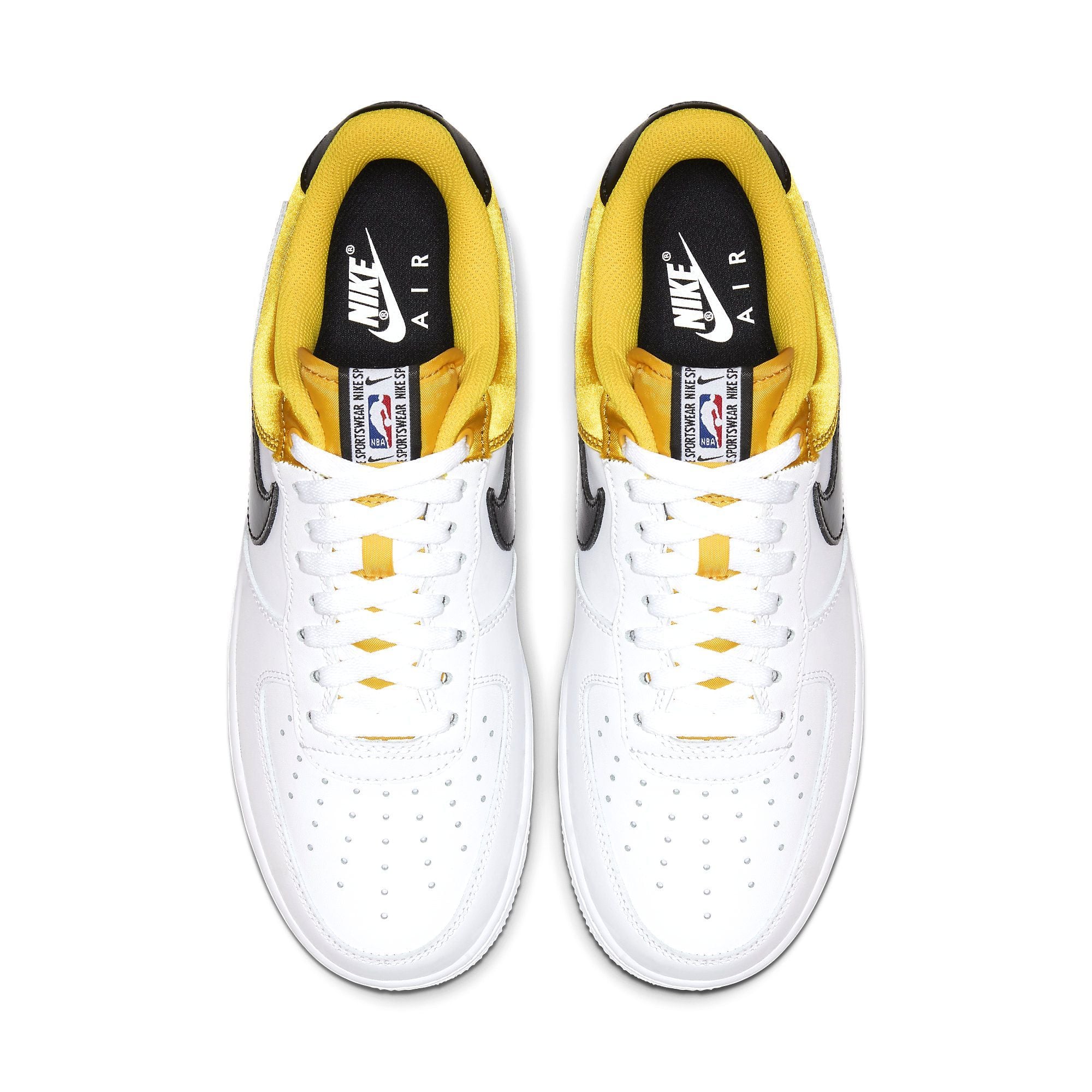  NIKE AIR FORCE 1 NBA GOLD SATIN BQ4420-700 