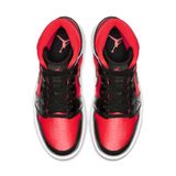 NIKE AIR JORDAN 1 MID HOT BRED PUNCH BQ6472-600 