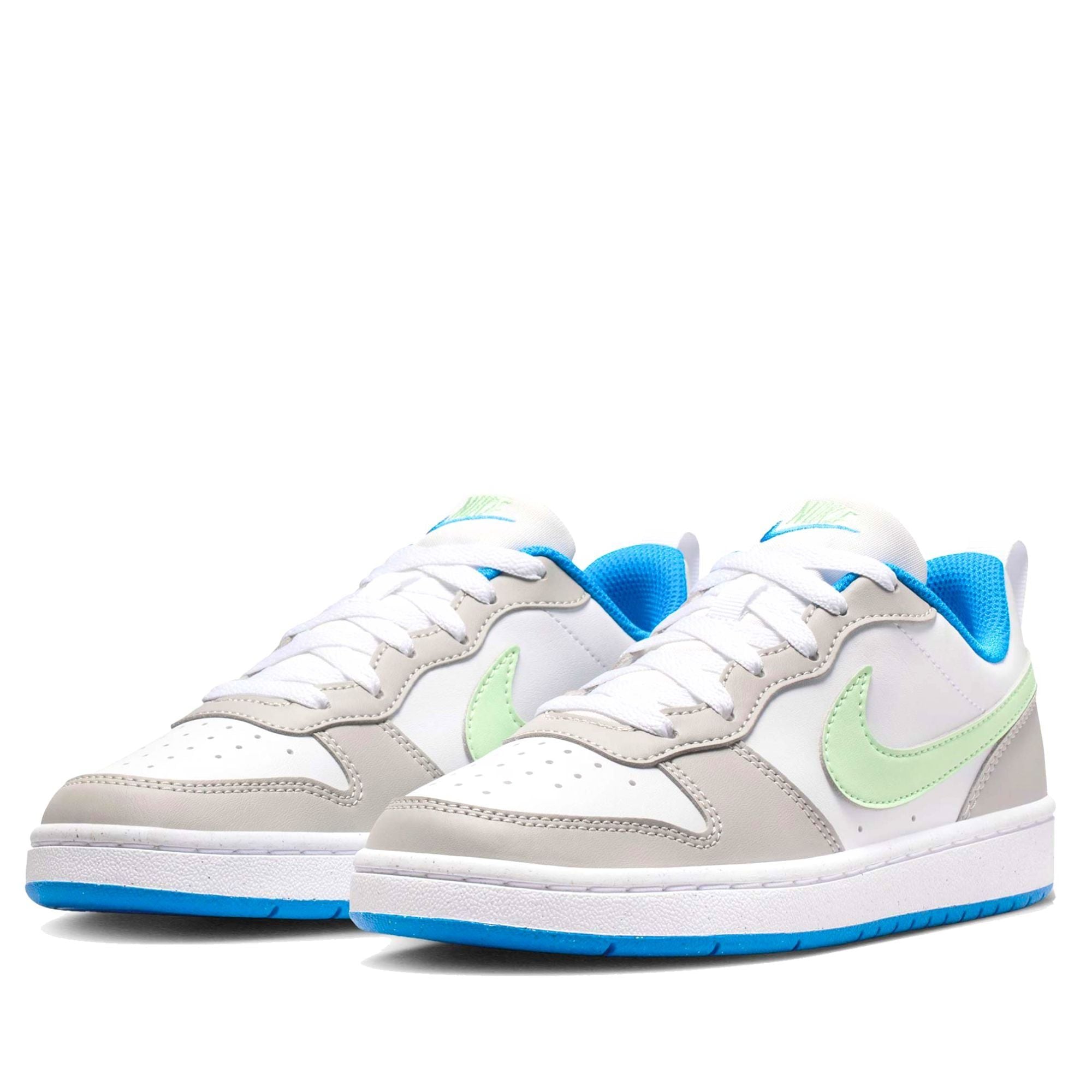 NIKE COURT BOROUGH LOW RECRAFT LIGHT IRON ORE VAPOR GREEN DV5456-005 