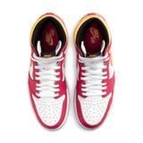  NIKE AIR JORDAN 1 HIGH OG LIGHT FUSION RED 555088-603 