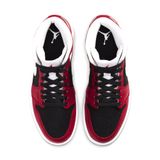  NIKE AIR JORDAN 1 MID GYM RED BLACK BQ6472-601 