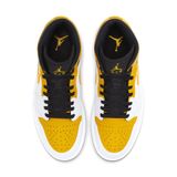  NIKE AIR JORDAN 1 MID UNIVERSITY GOLD 554724-170 