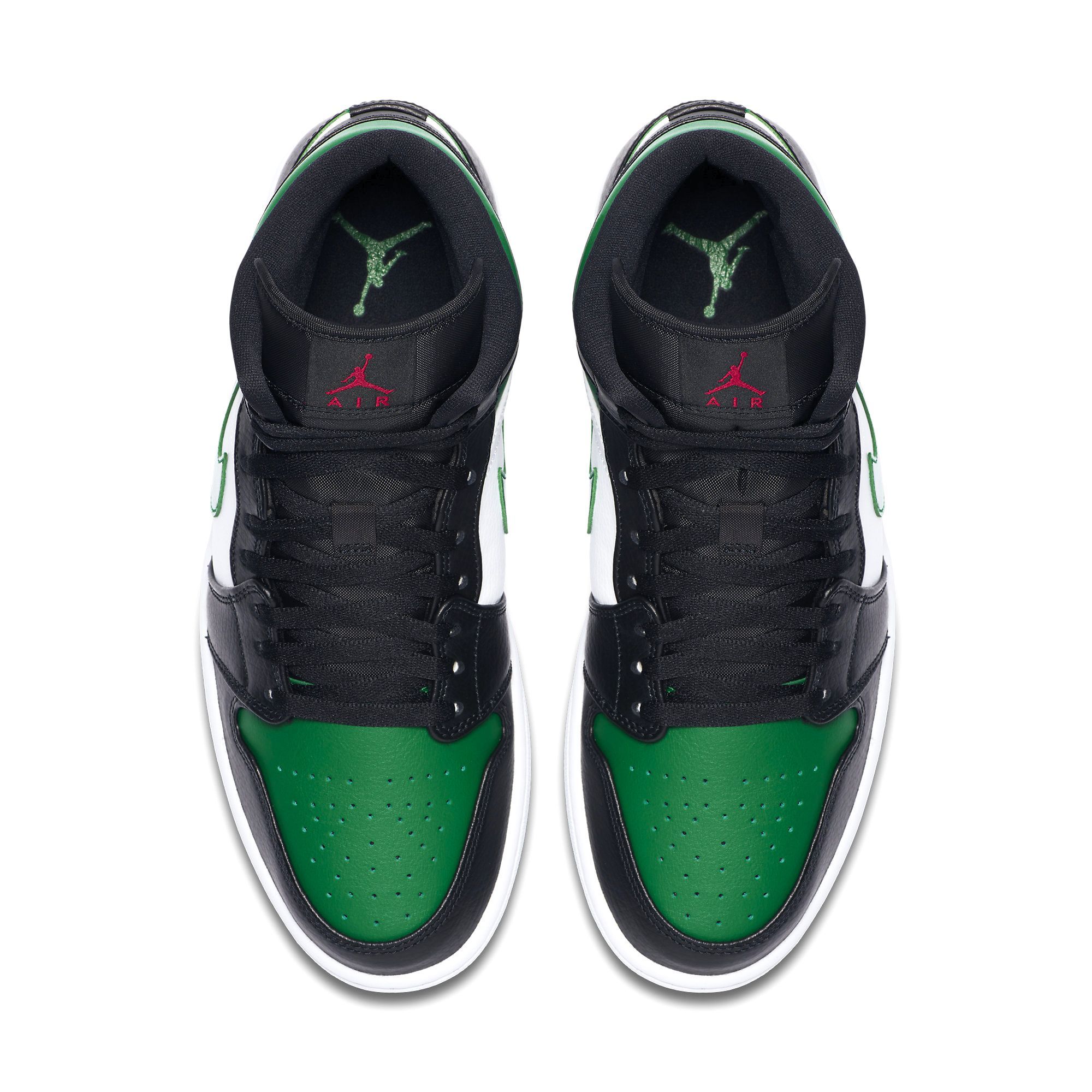  NIKE AIR JORDAN 1 MID PINE GREEN MEN 554724-067 