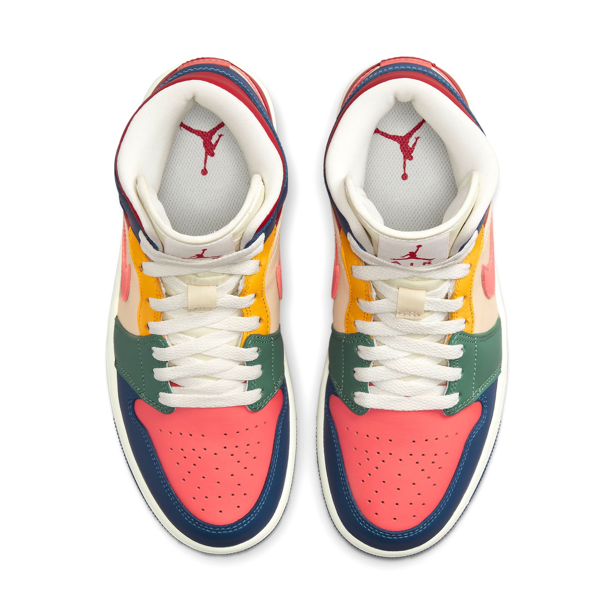  NIKE AIR JORDAN 1 MID MULTI COLOR 2022 W DN3738-400 