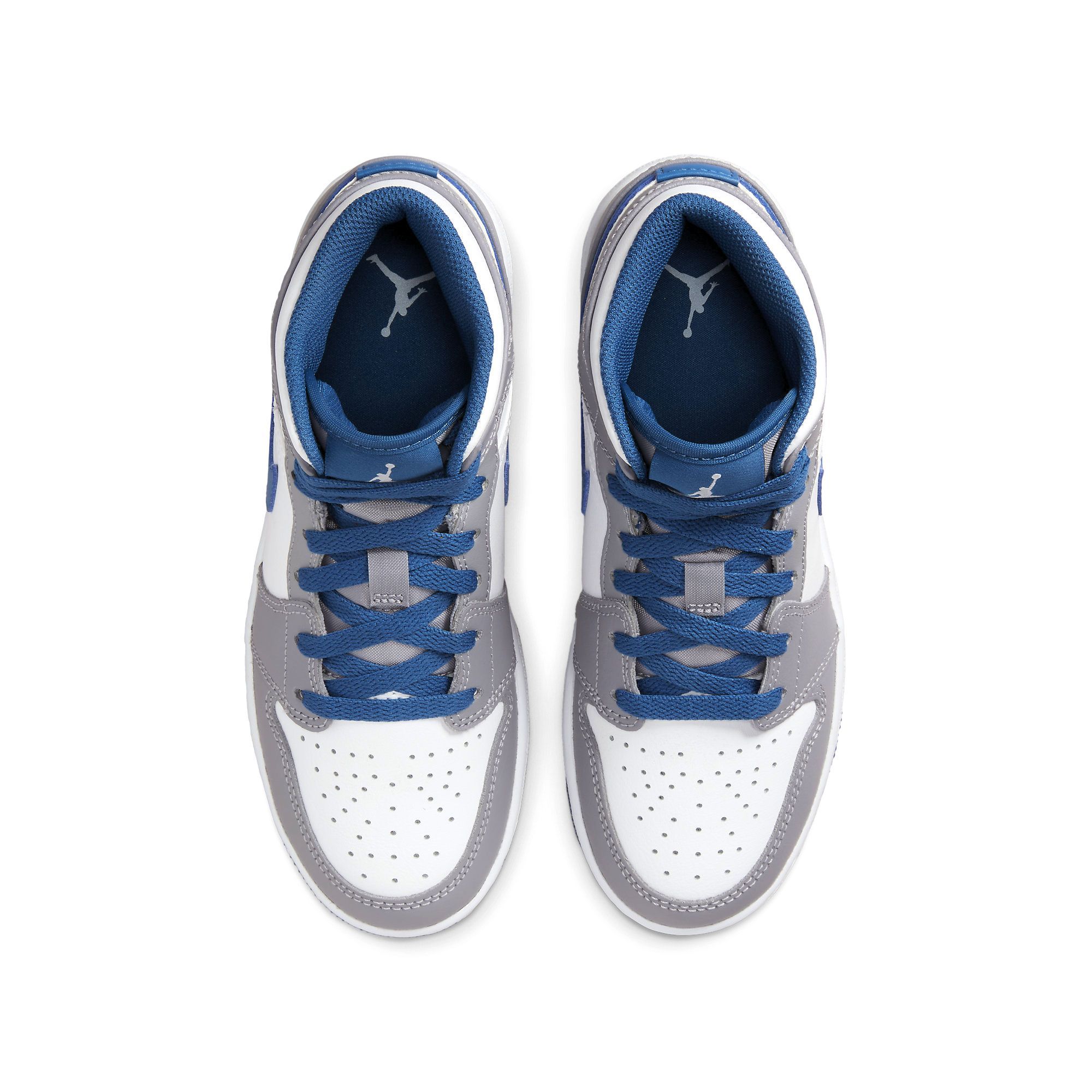  NIKE AIR JORDAN 1 MID CEMENT GREY GS DQ8423-014 