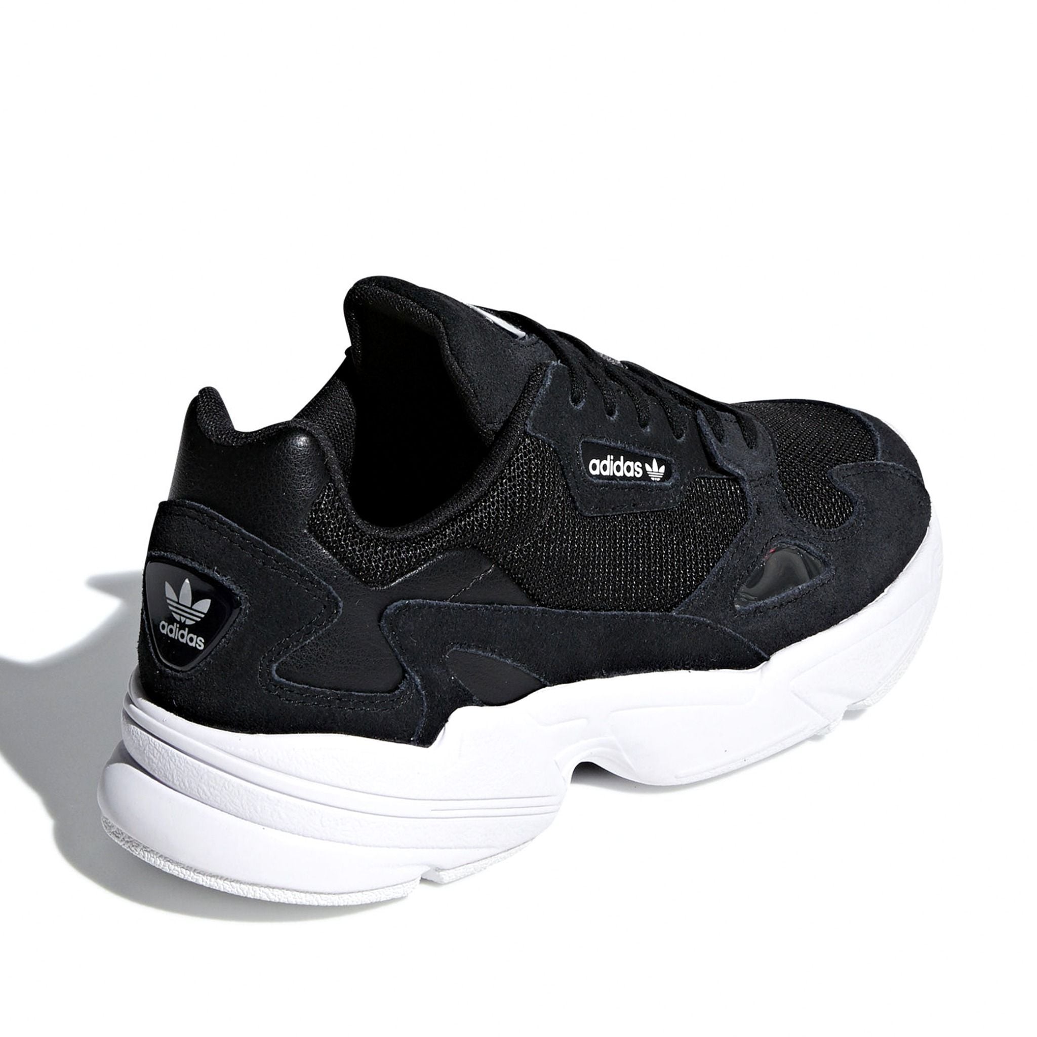 ADIDAS FALCON CORE BLACK CLOUD WHITE B28129 