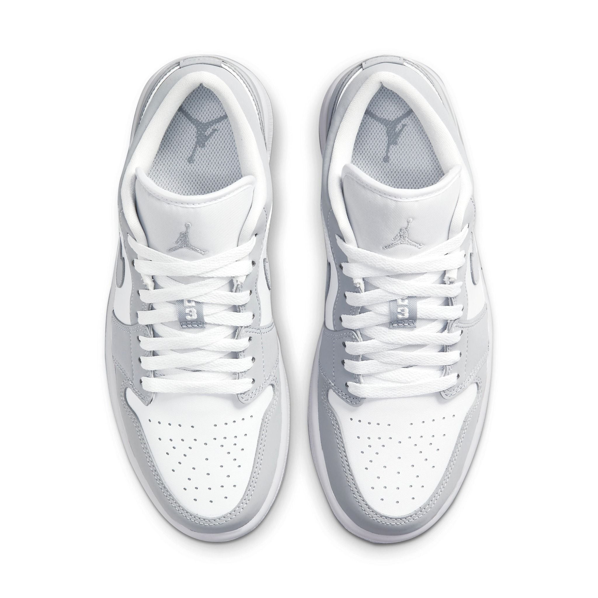  NIKE AIR JORDAN 1 LOW WHITE WOLF GREY W DC0774-105 