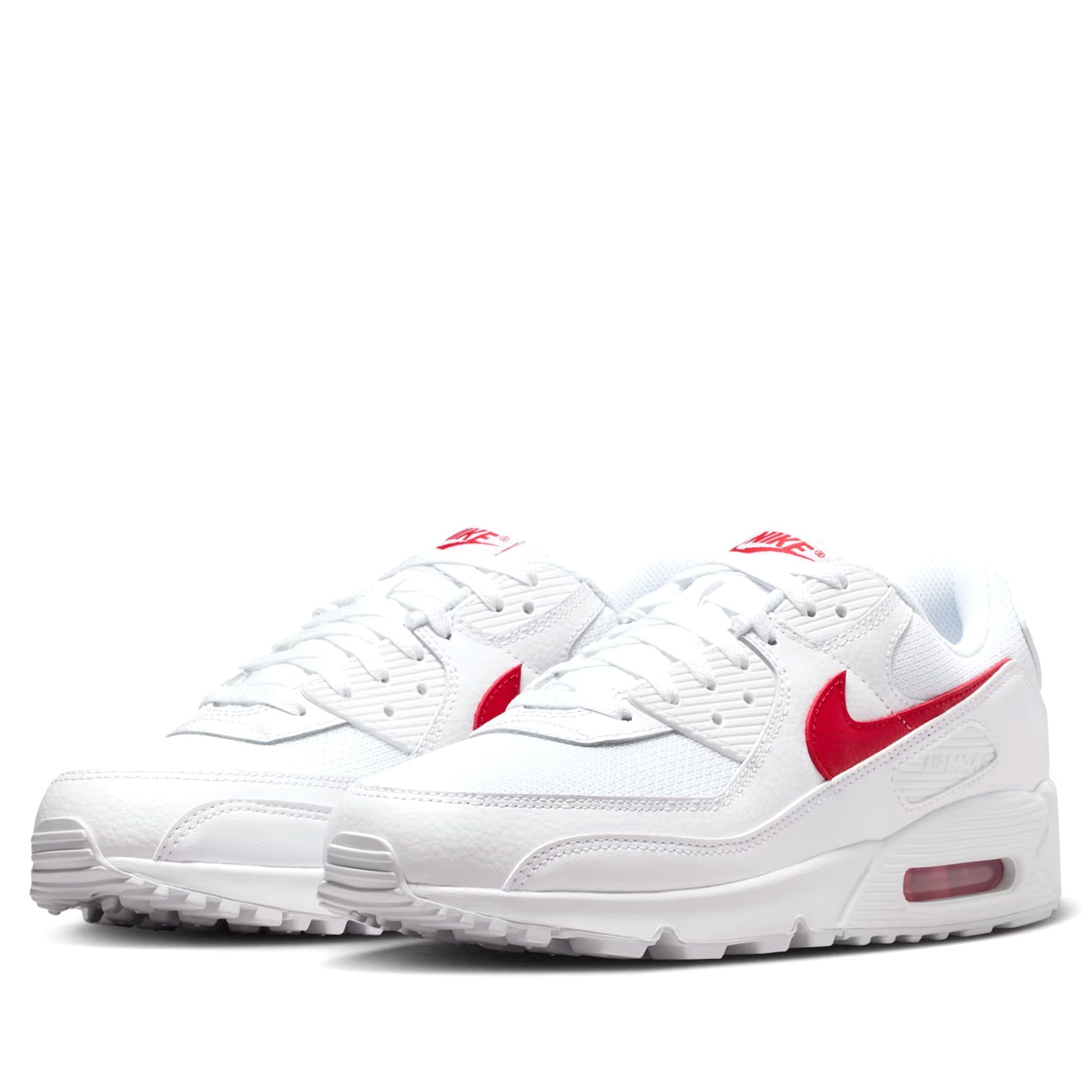 NIKE AIR MAX 90 WHITE UNIVERSITY RED DM0029-120 